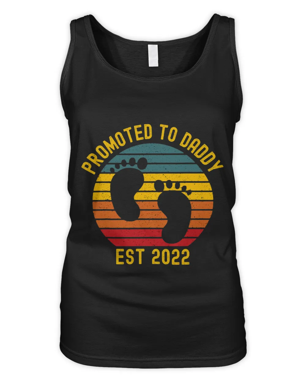 Mens Vintage Promoted to Daddy 2for New Daddy First Time Dad