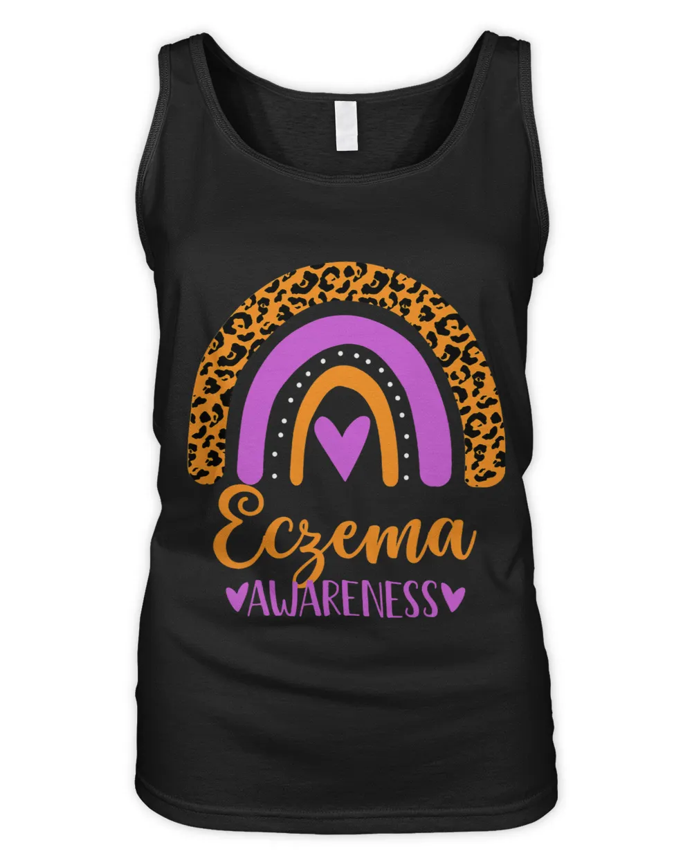 we wear Lavender 2Orange rainbow awsewome Eczema Awareness