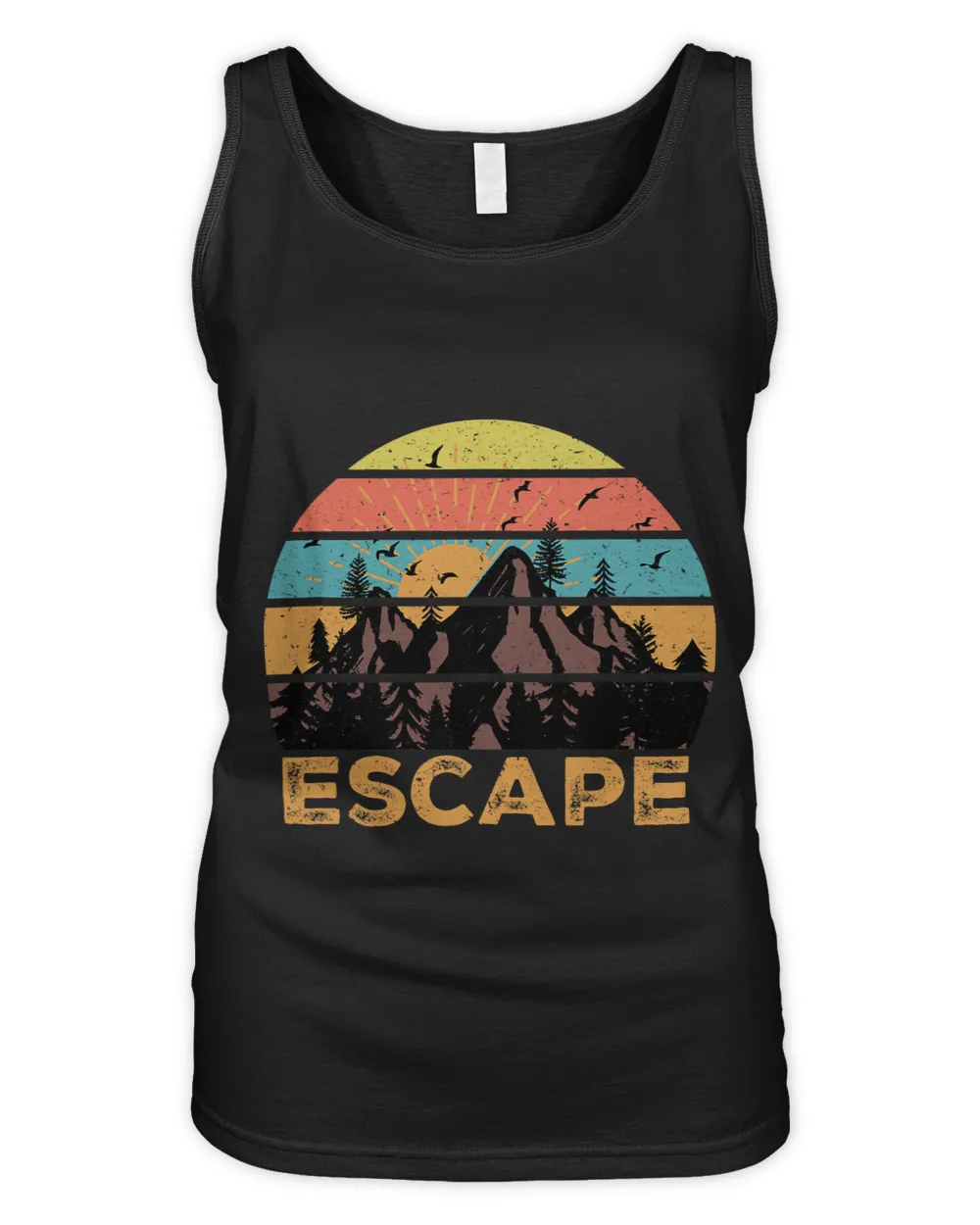 Camping Shirt Mountains Camping Escape