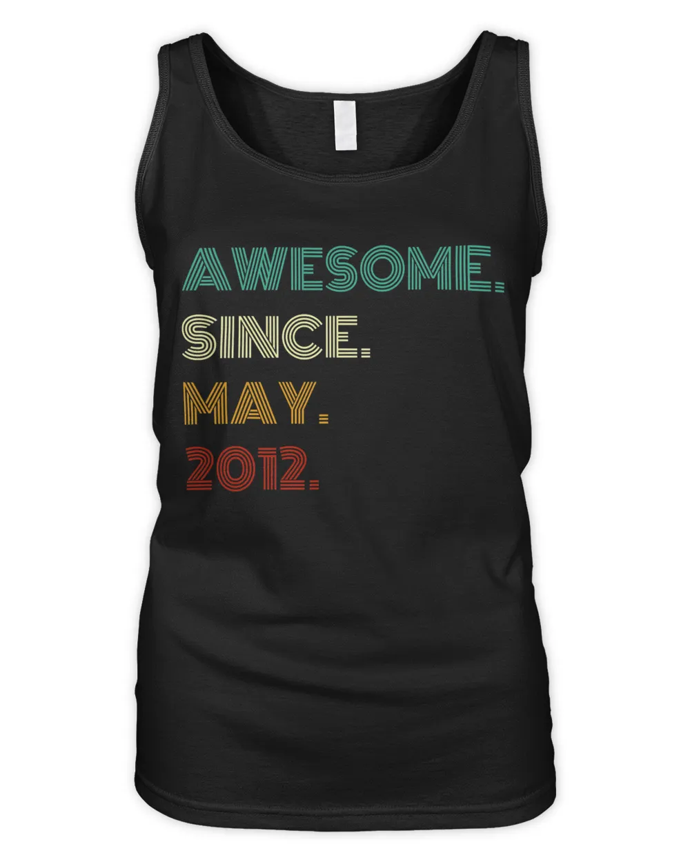 10 Years Old Awesome Since May 2012 10th Birthday T-Shirt