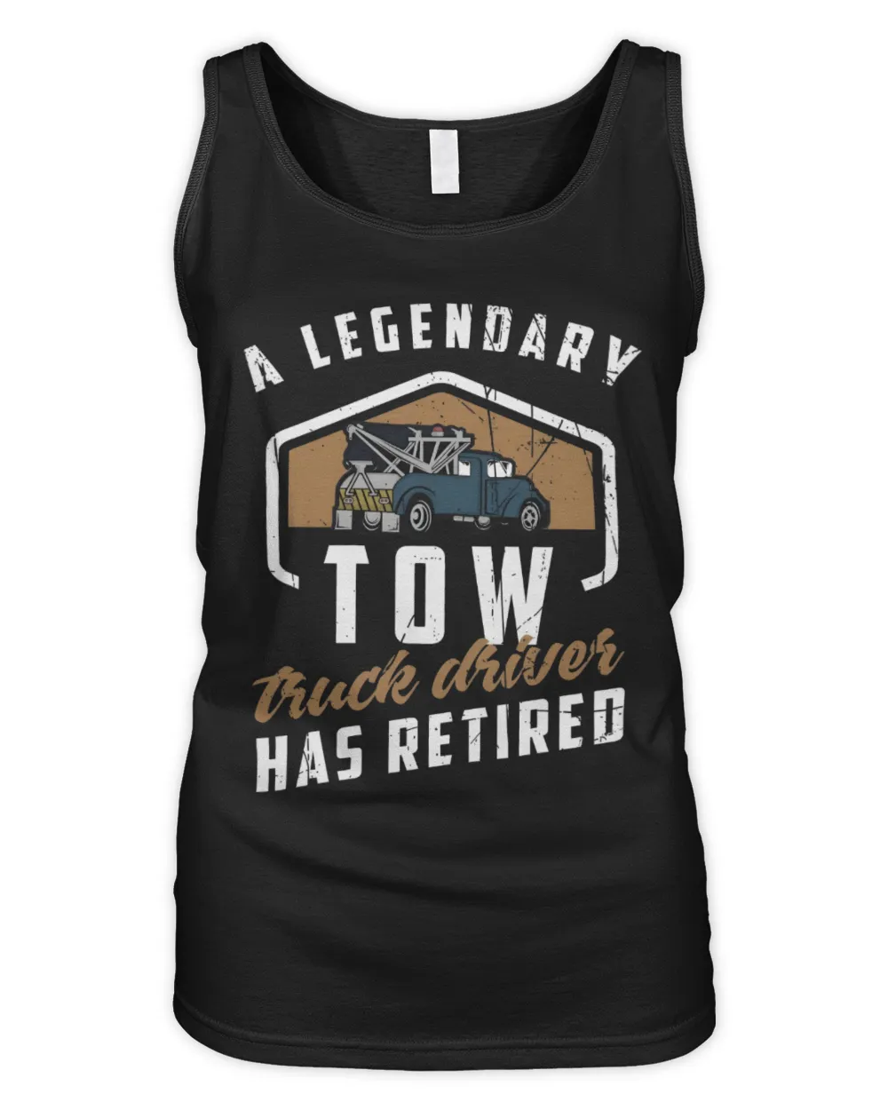 A Legendary Tow Truck Driver Has Retired Shirt, Tow Truck Driver Retirement Gift, Tow Trucker T-Shirt