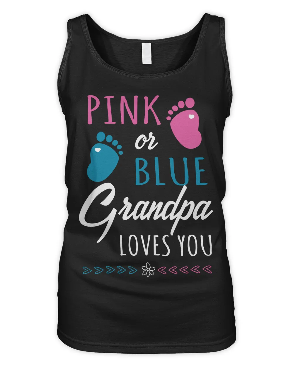 Pink or blue grandpa loves you
