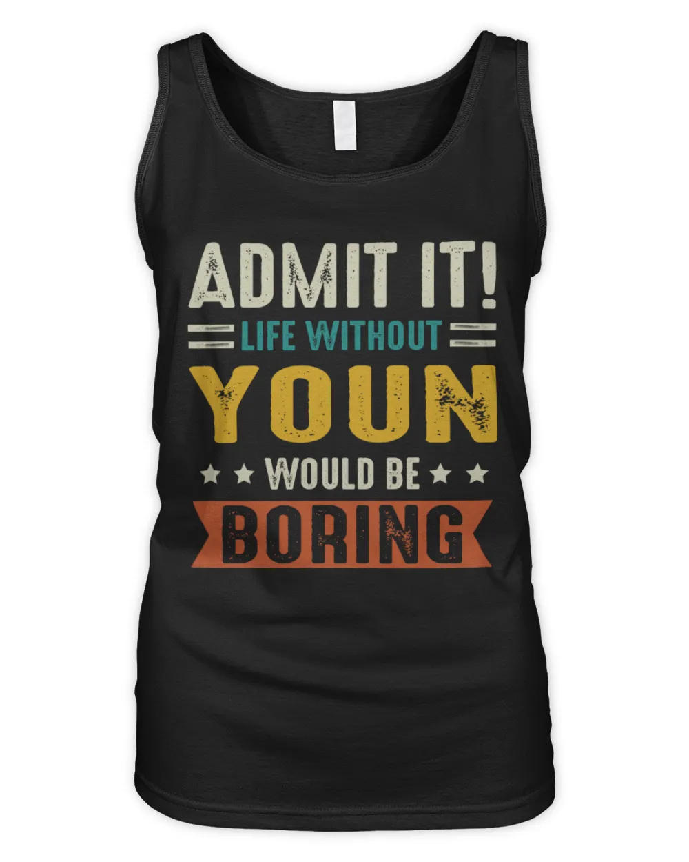 YOUN Women's Tank Top black s