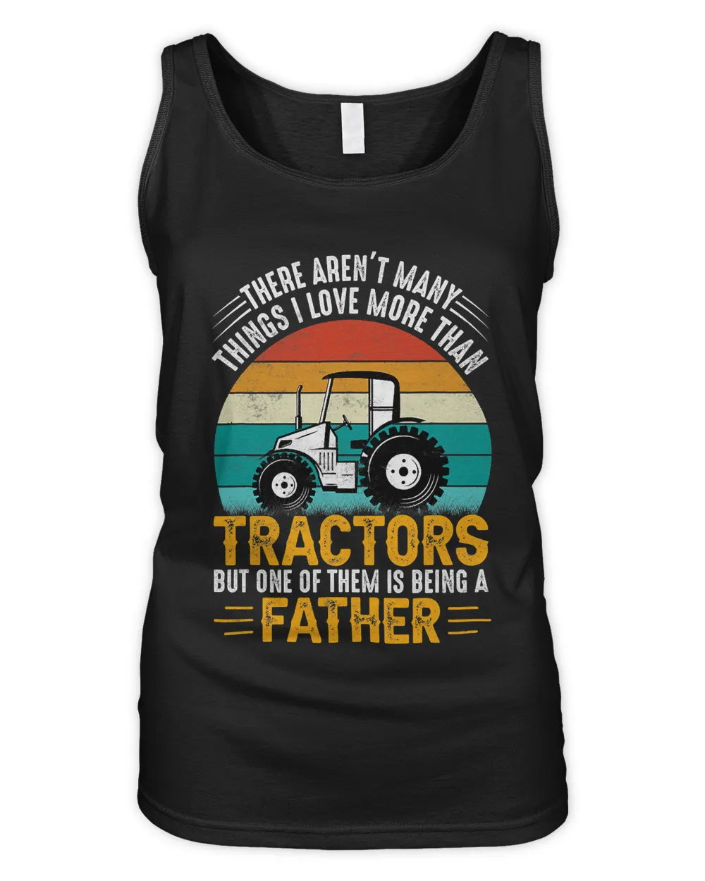 Mens I Love Tractors and Being A Father Farmer Daddy5511