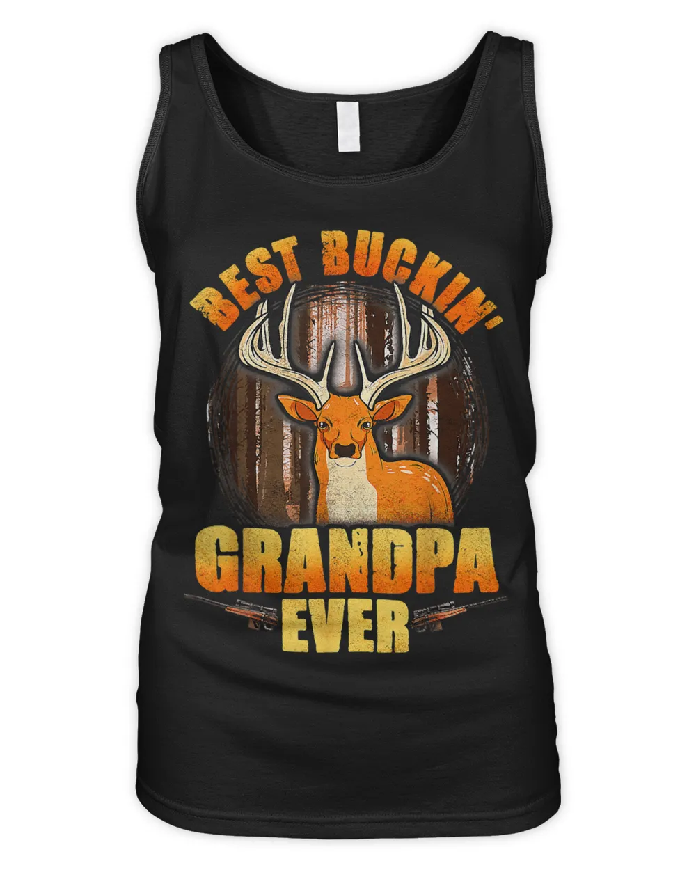 Mens Buckin Grandpa Ever Deer Hunting Fathers Day