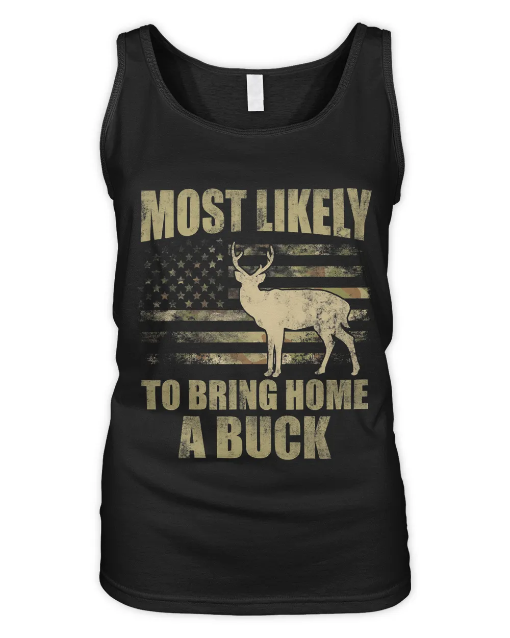 Hunting Camo US Flag Deer Elk Buck Camouflage Funny Hunter 264