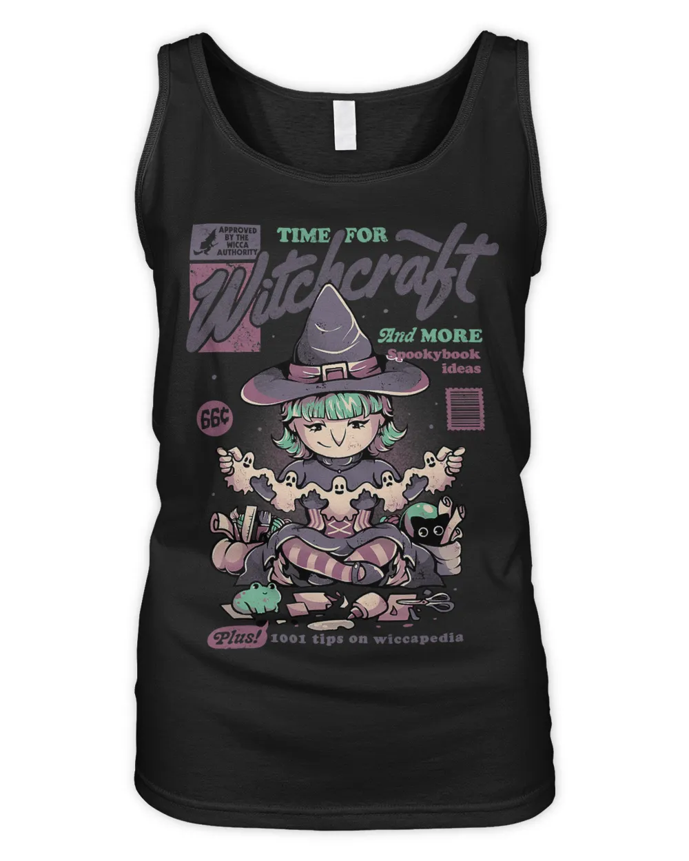 Funny Time For Witchcraft Cute Goth Halloween Witch Pun569