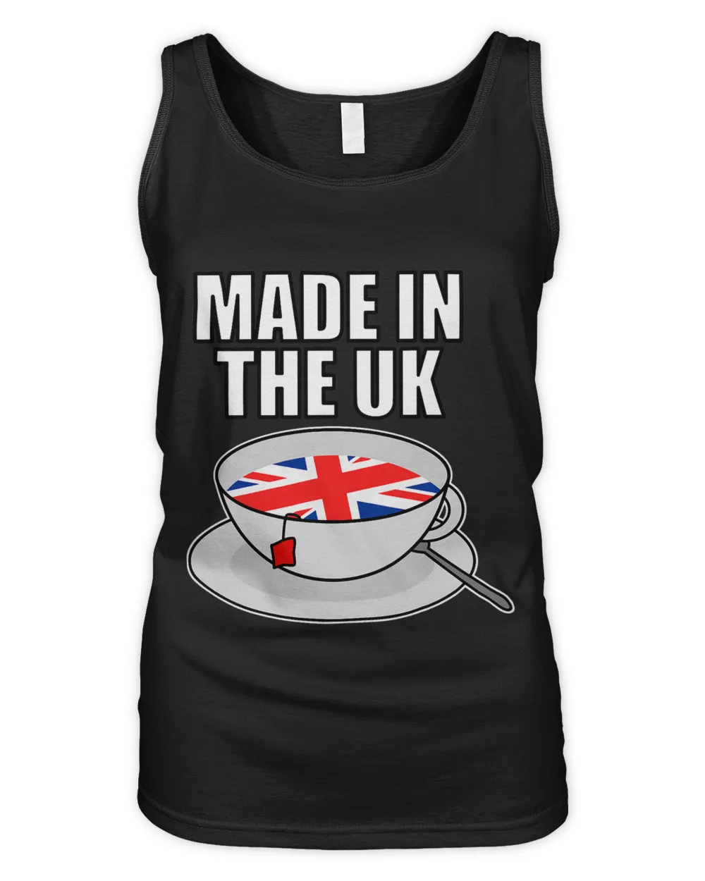 Made In The UK Cup of Tea United Kingdom Flag British Funny