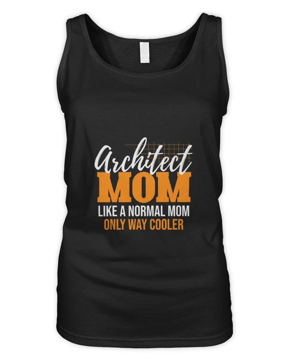 Architect Mom Architecture Engineer Architectural Mother Women's Tank Top black s