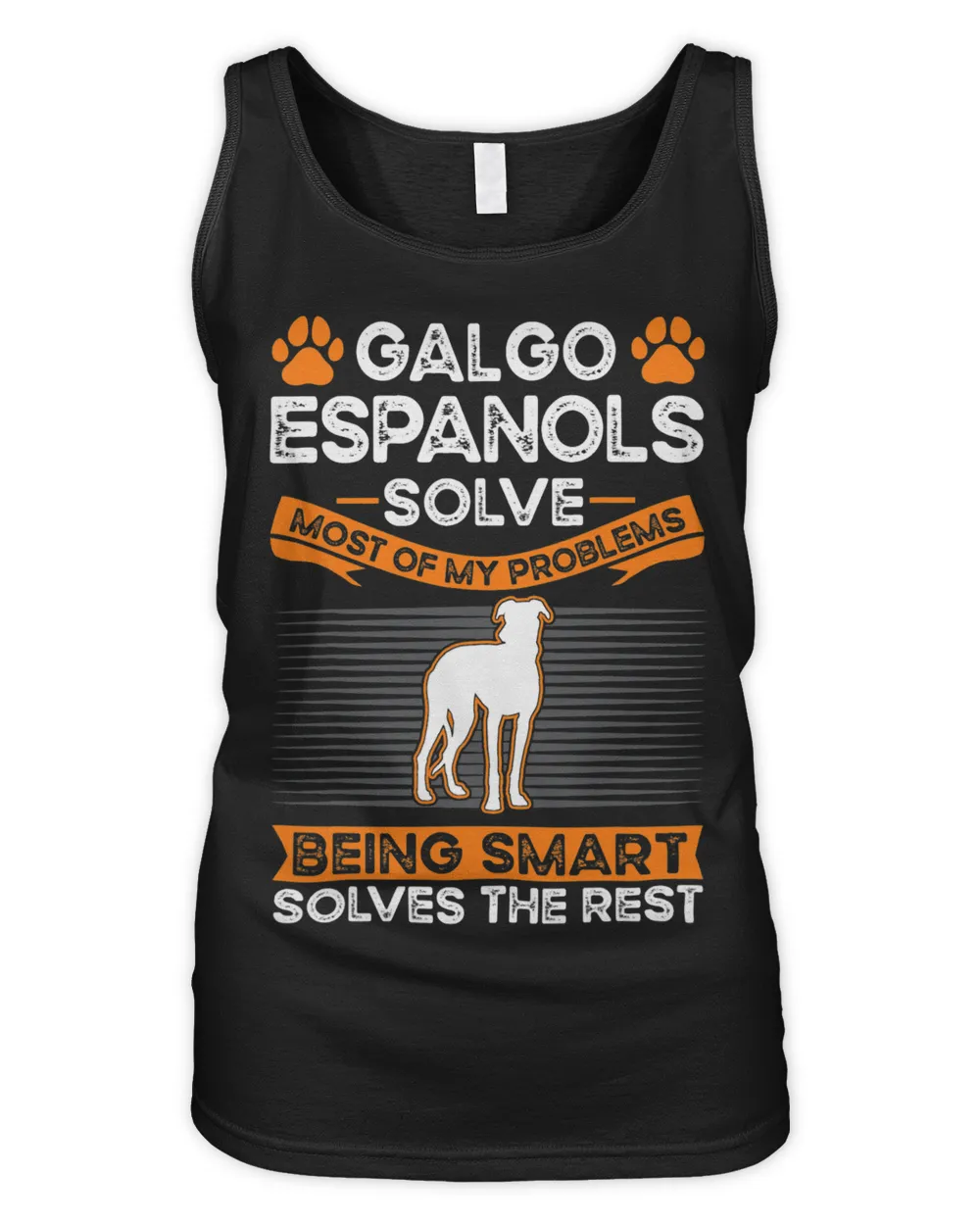 Galgo Espanols solve most of my problems Galgo Espanol T-Shirt Women's Tank Top black s
