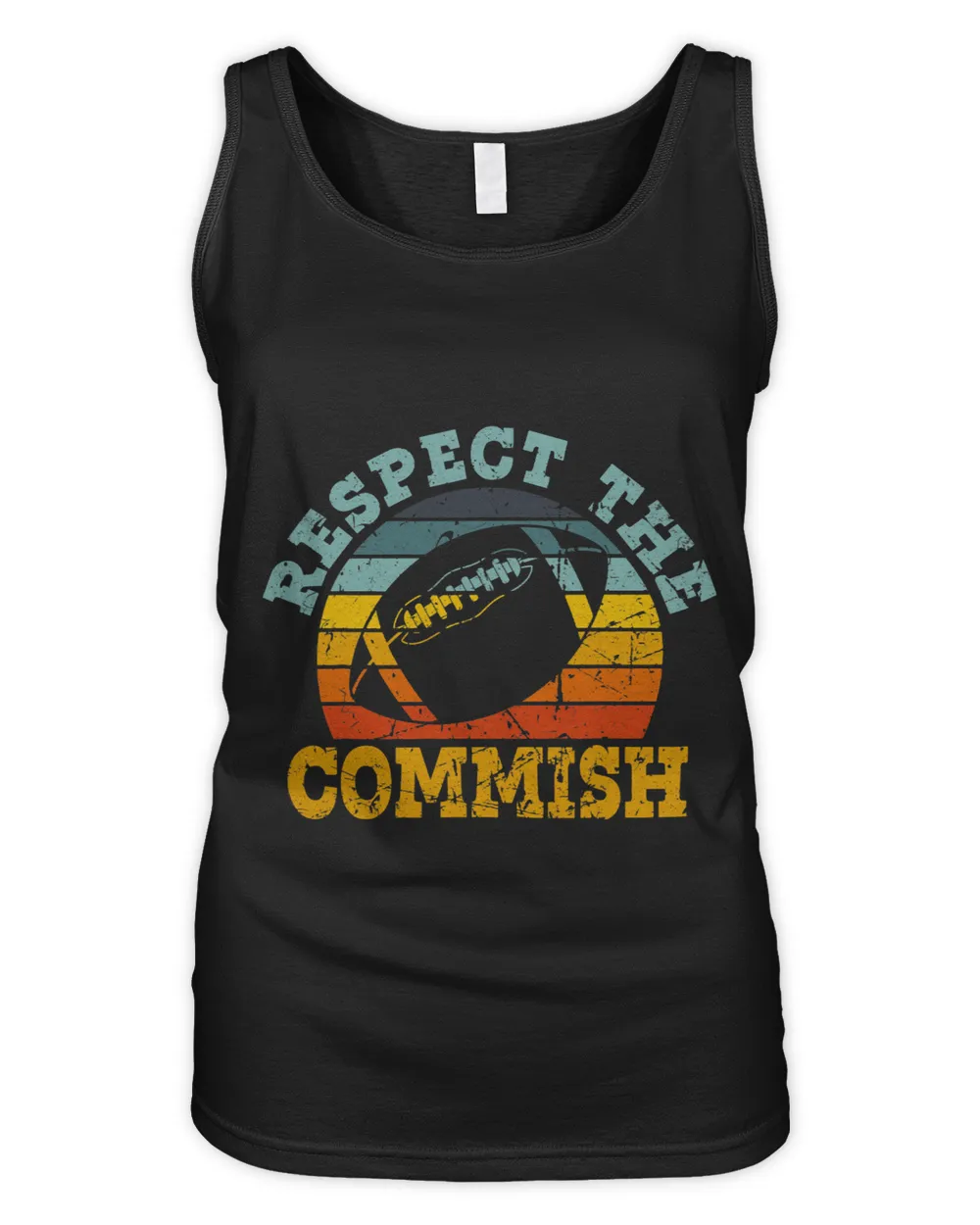 Respect the Commish Fantasy Football Commissioner Vintage