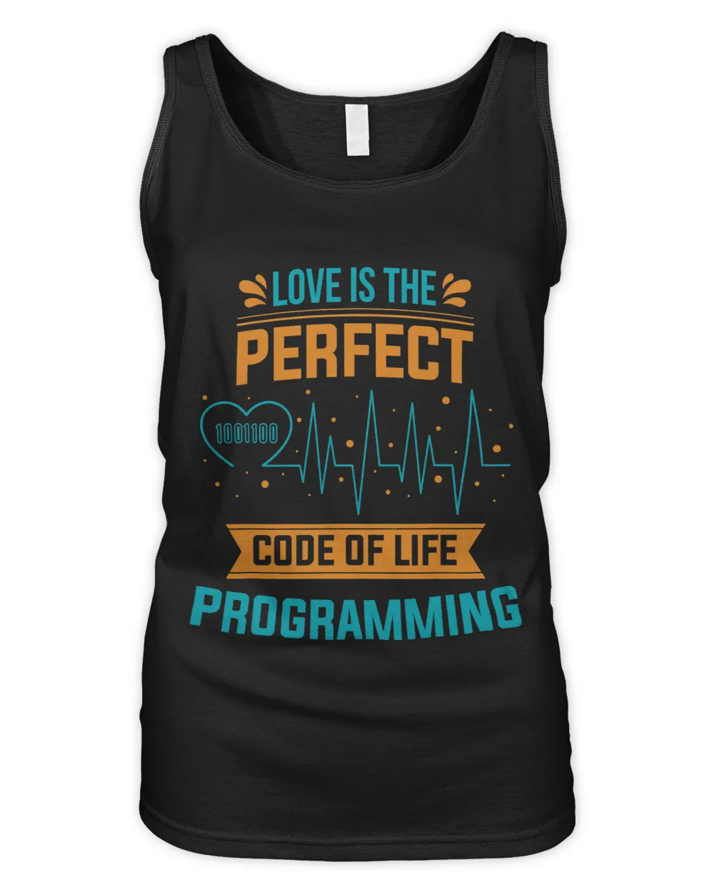 Program Developer Software Engineer Programmer Nerd Computer Women's Tank Top black s