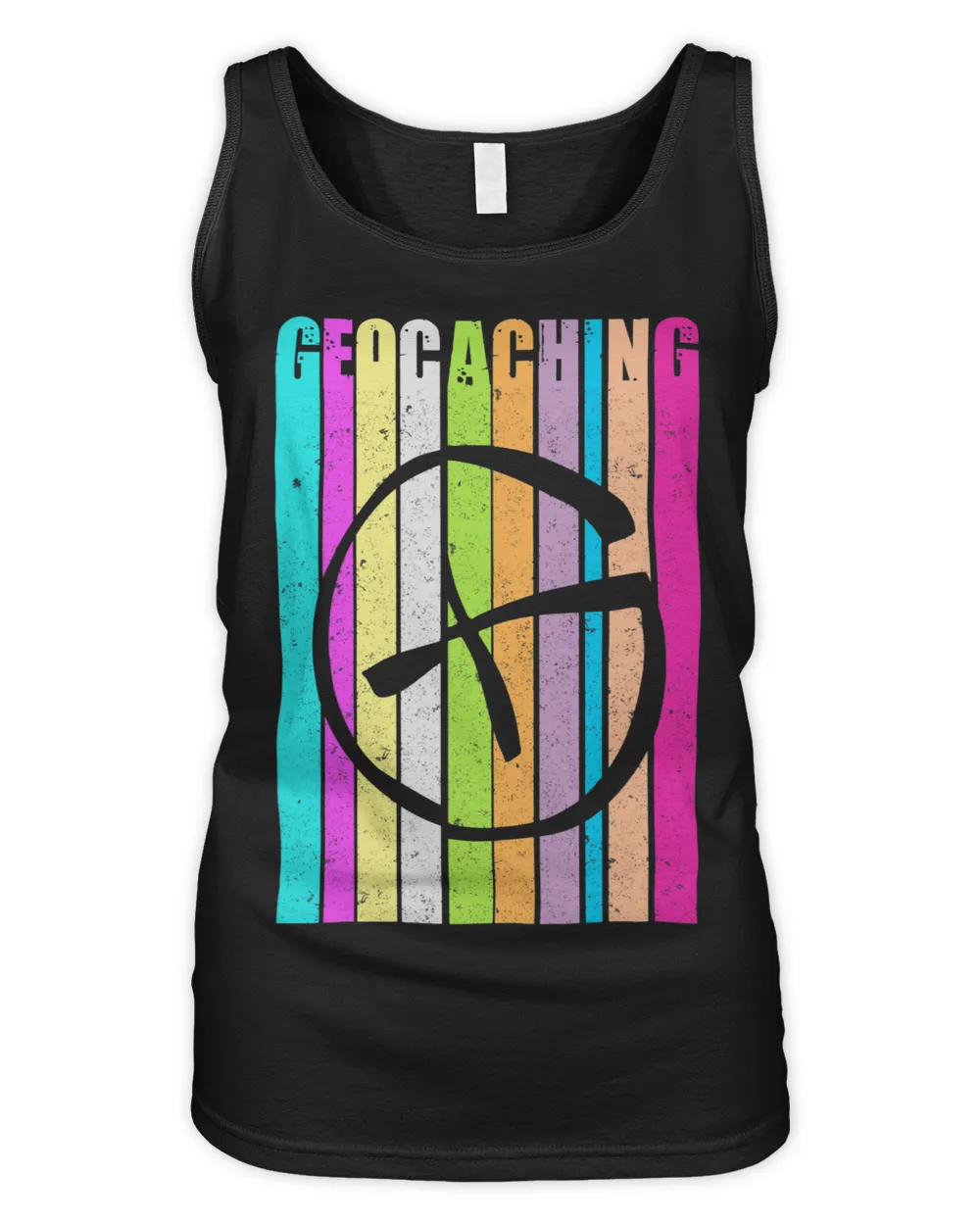 Geocaching IT Nerd For Coders Programmers Women's Tank Top black s