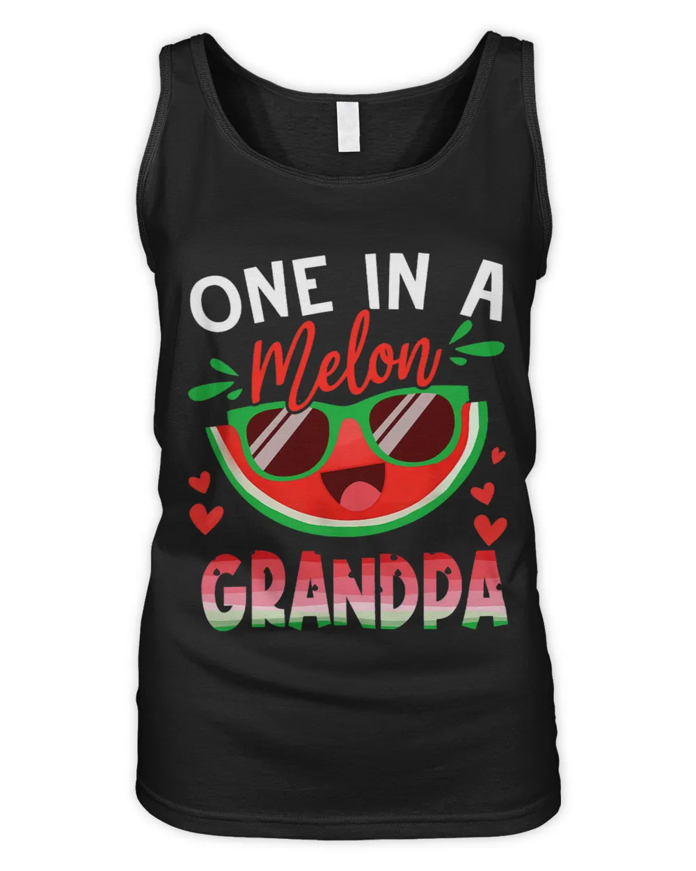 One In A Melon Grandpa Watermelon Family Matching