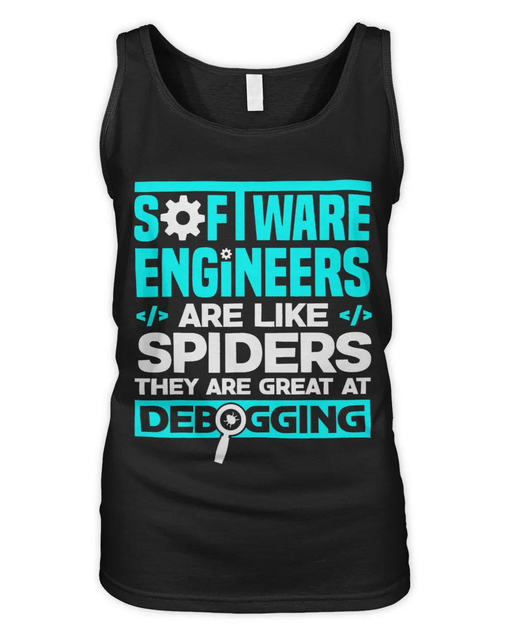 DevOps Engineer Cloud Computing Software Engineers Debugging Women's Tank Top black s