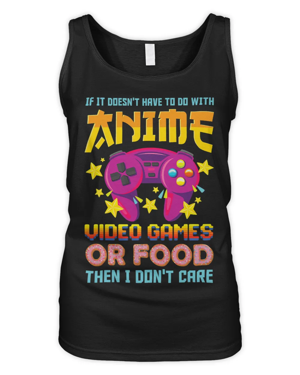 Anime Video Games Donuts Food Gamer Gift