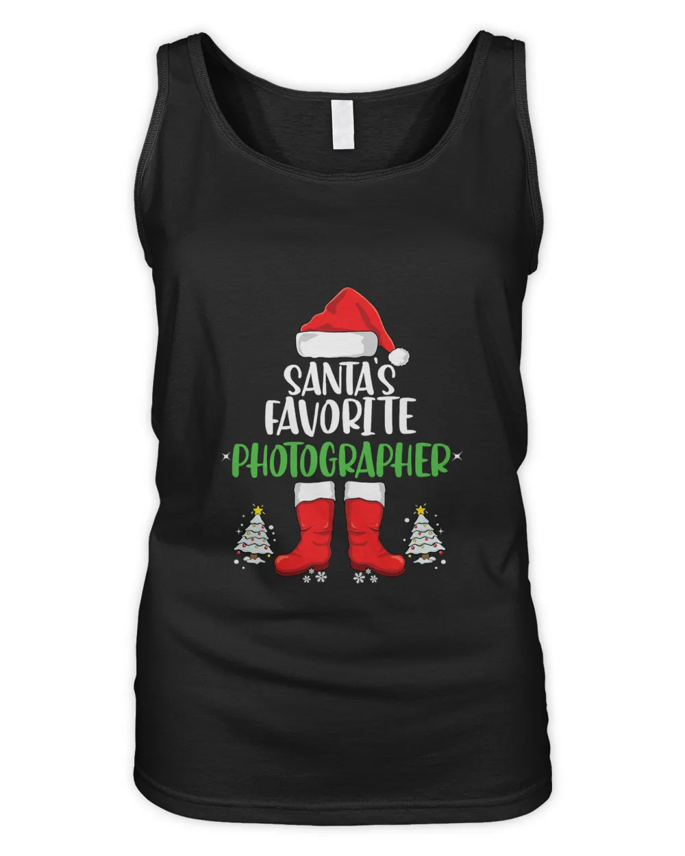 Santa's Favorite Photographer Family Matching Christmas T-Shirt