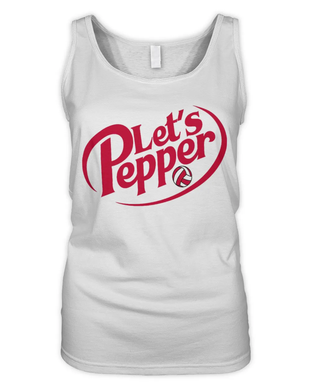 Let's pepper Women's Tank Top white s