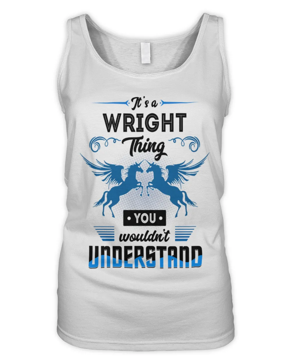 It's a Wright thing you wouldn't understand Women's Tank Top white s