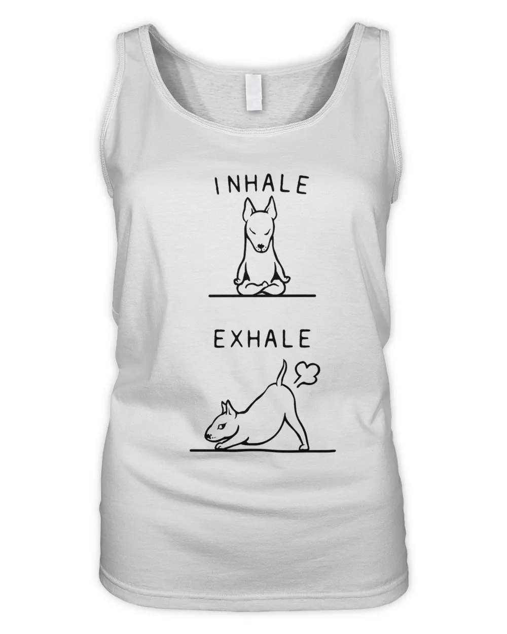 Bull Terrier Inhale Exhale