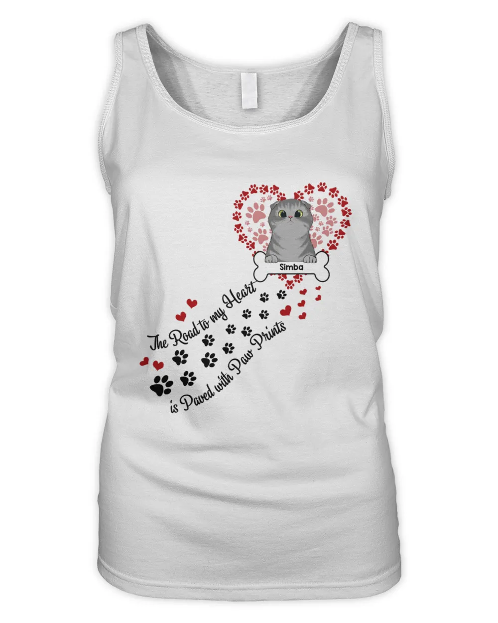 Personalized Cat Road To My Heart HOC230323A26