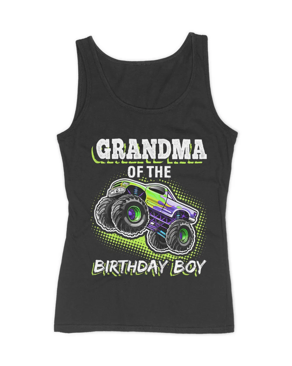 Grandma of the Birthday Boy Monster Truck Birthday Gift T-Shirt - Mothers Day Shirts For Grandma