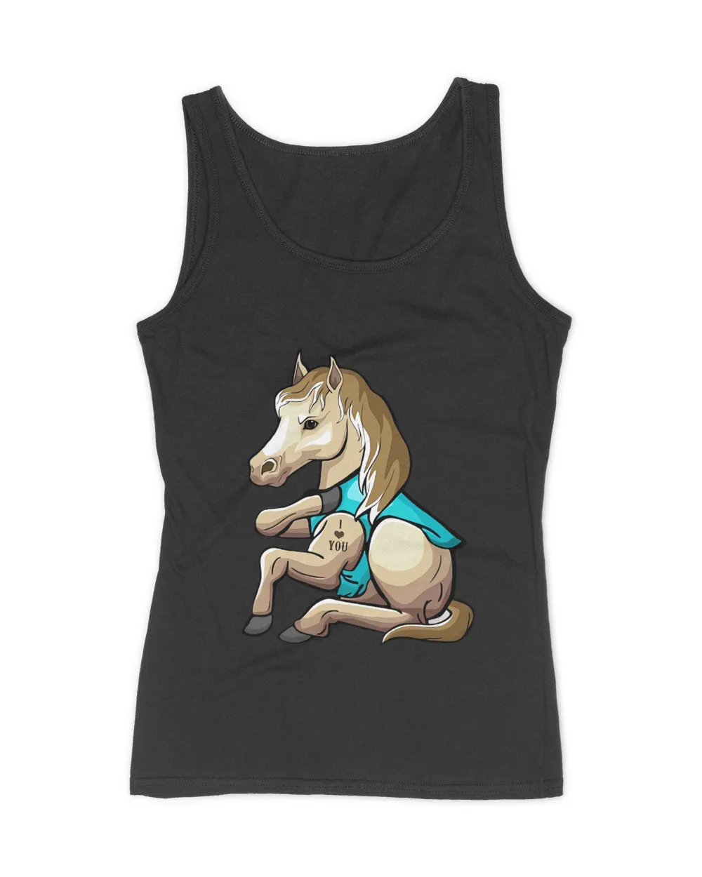 horse love you graphic