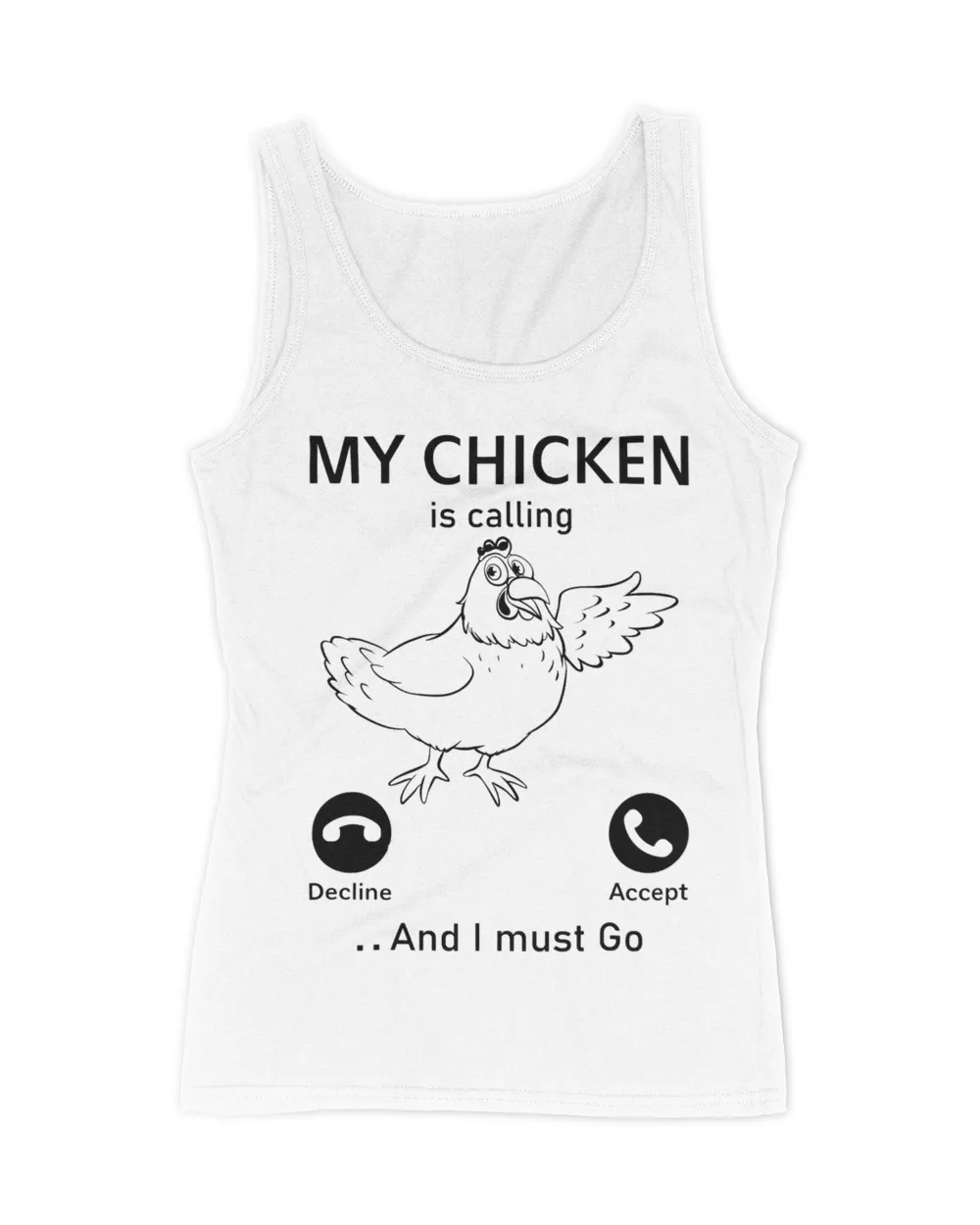 My Chicken Is Calling 2Funny Chicken Farmer