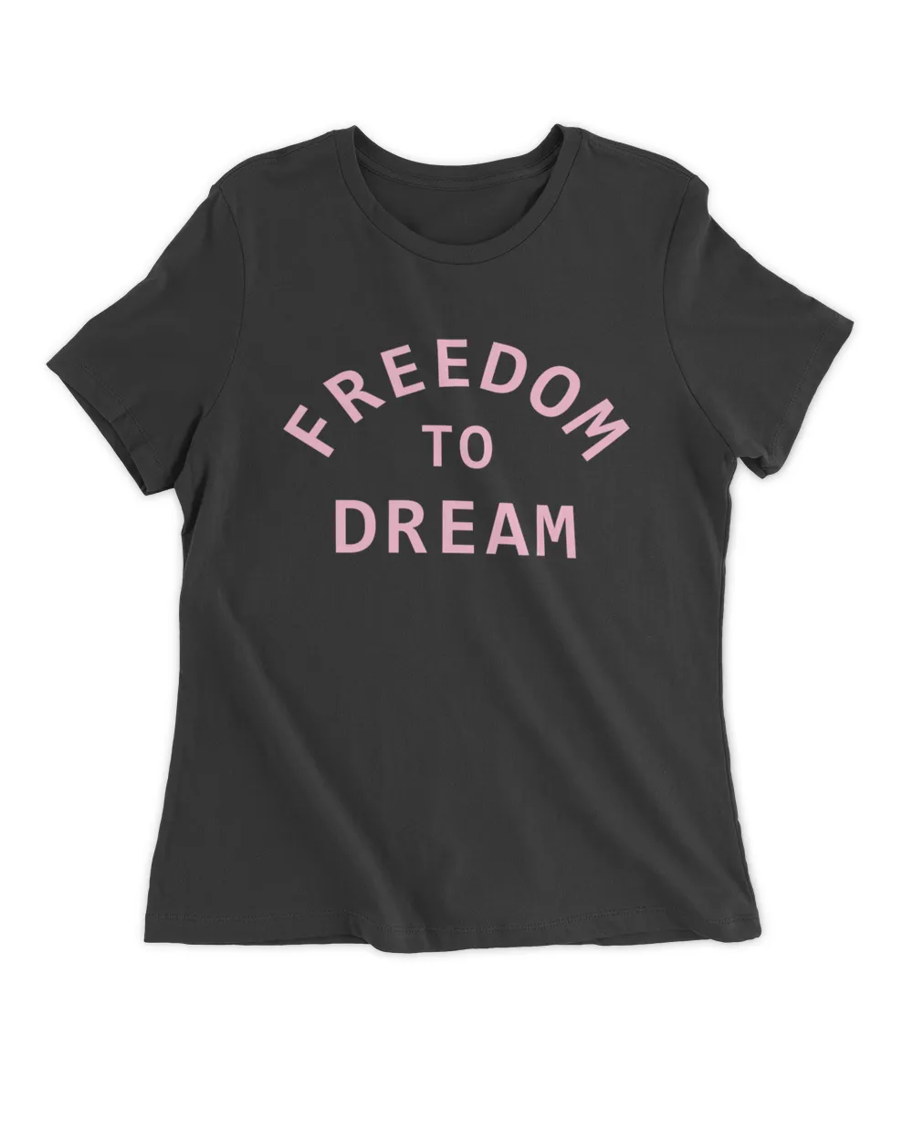 Inter Miami CF - Freedom To Dream Shirt and Hoodie Women's Premium Slim Fit Tee black s