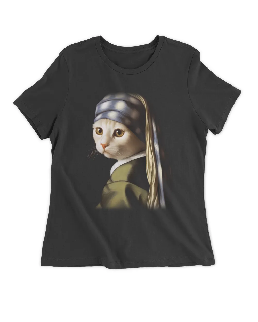 Aesthetic Painting Cat Art Halloween Costume Gifts Cat Lover T-Shirt
