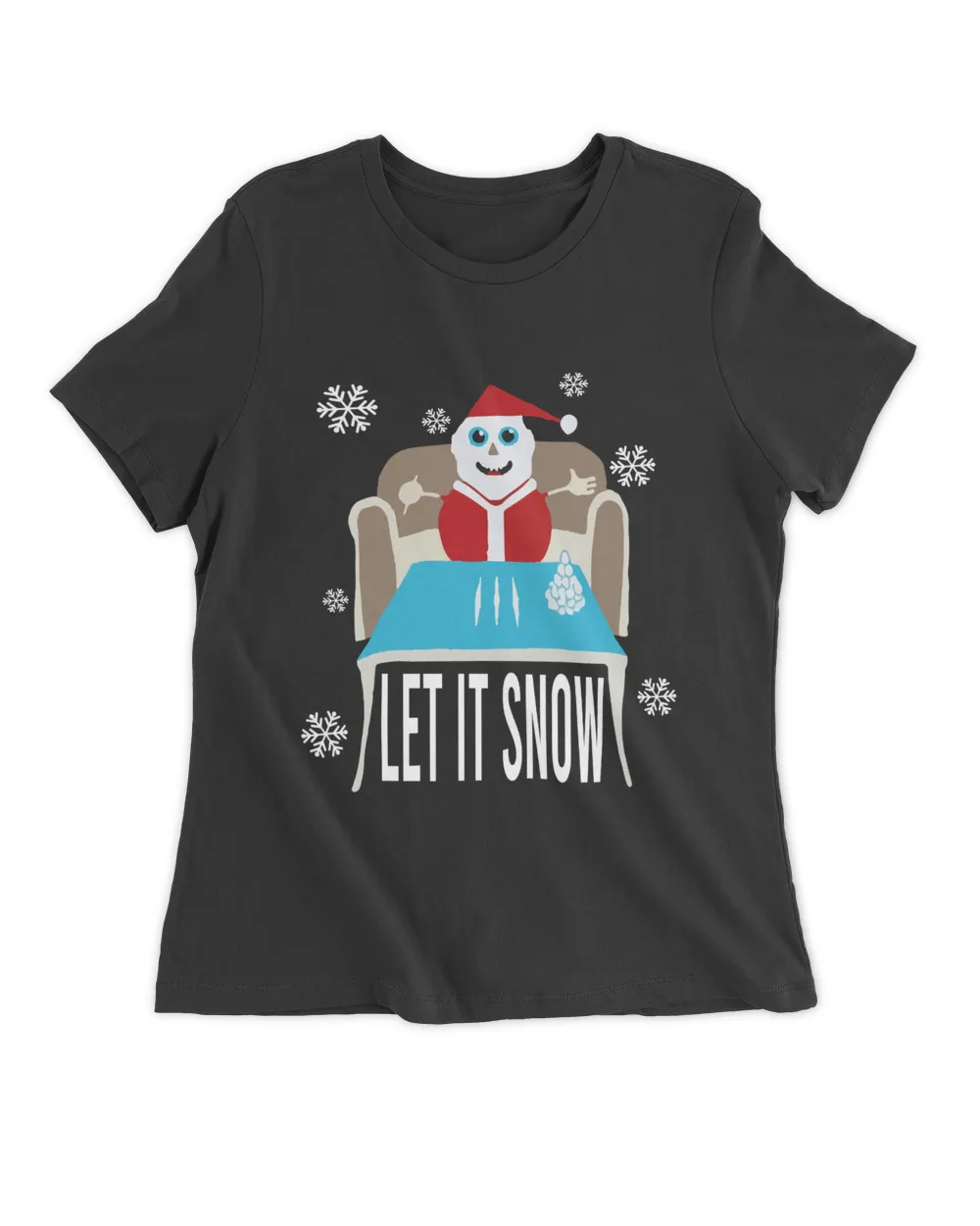 Frozen Let It Snow Santa Claus Cocaine Christmas