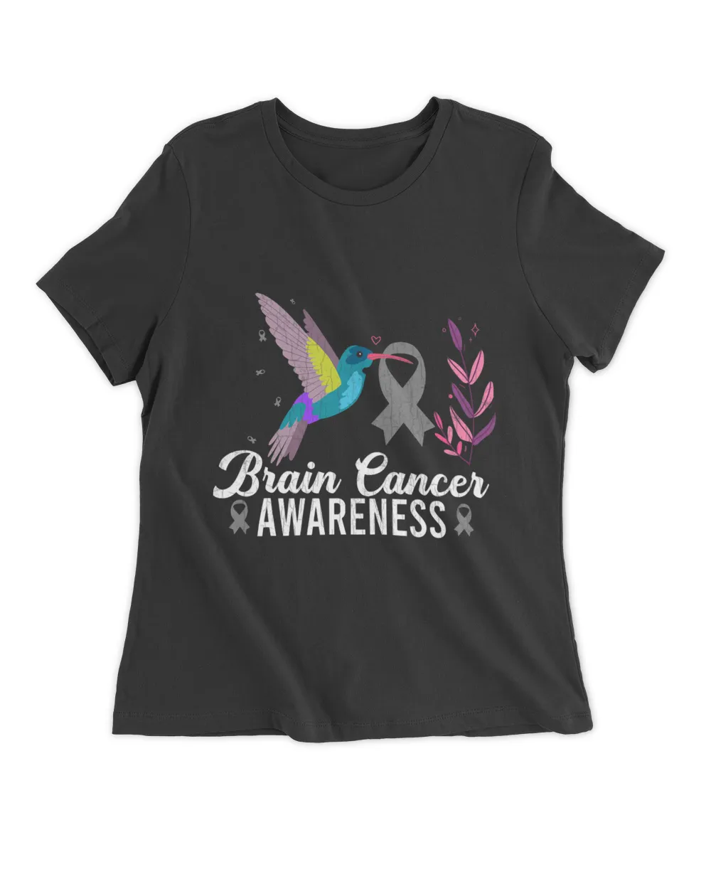 Brain Tumor Awareness Hummingbird Brain Cancer Graphic