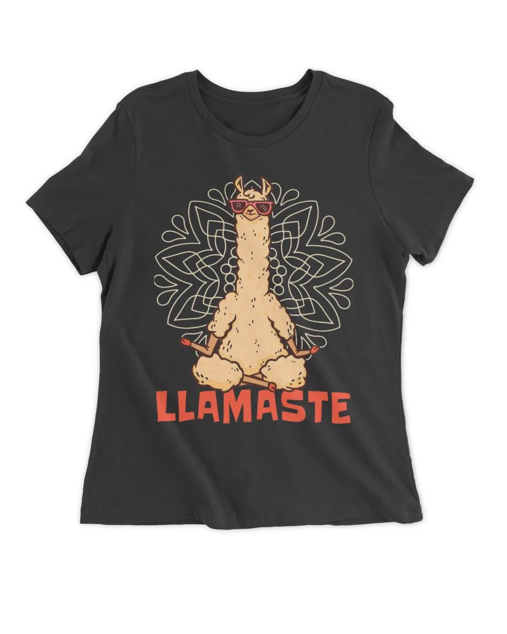 Funny Llama Yoga Lamaste Namaste Meditation