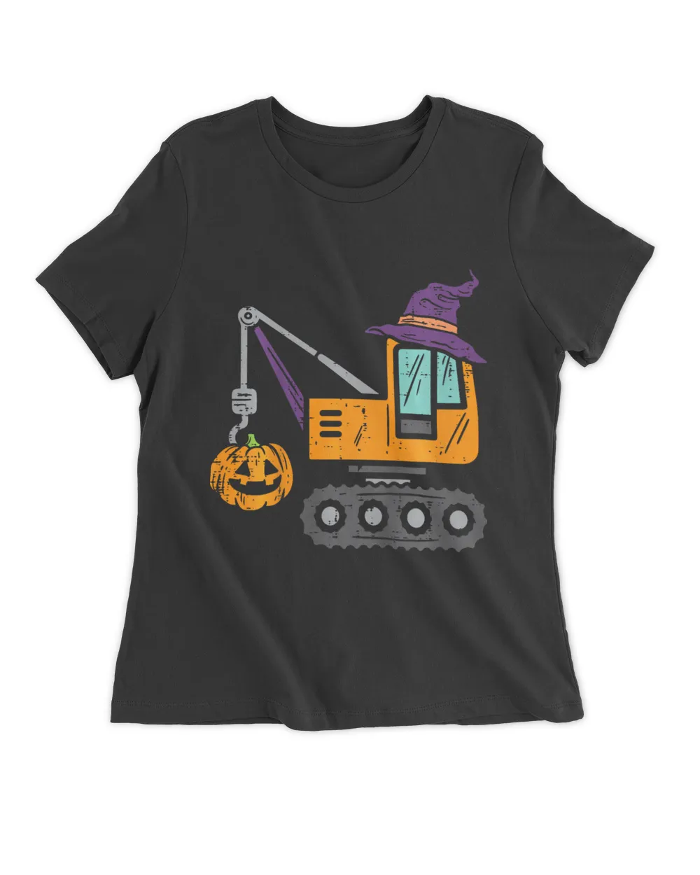 Kids Crane Truck Pumpkin Toddler Baby Boys Halloween Kids