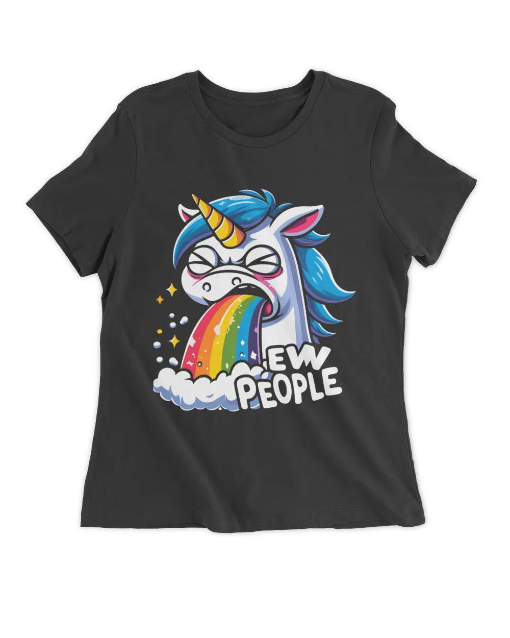 Cute Unicorn Ew People Vomiting Rainbow