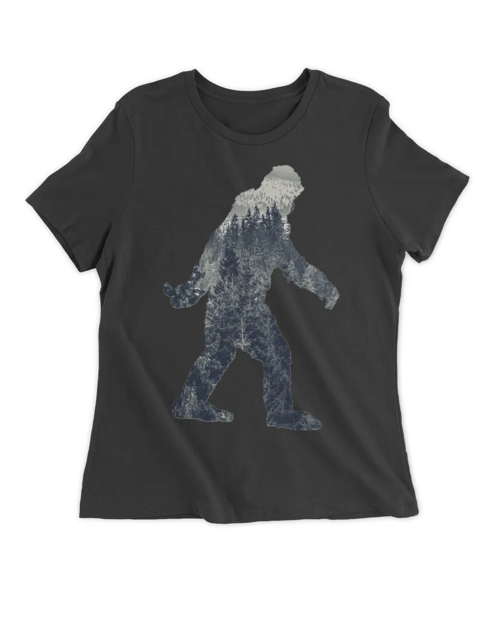 A Sasquatch Silhouette in The North Classic T-Shirt
