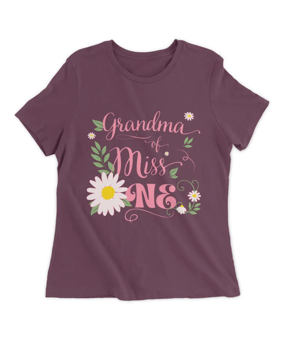 Grandma Of Ms Onederful Party Pink White Boho 1st Birthday