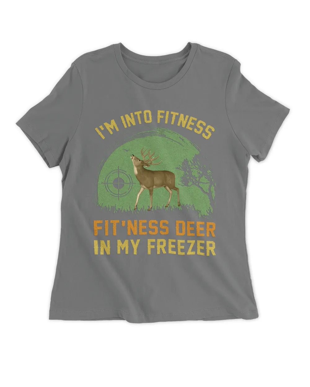 HuntingShirt Im Into Fitness Deer Freezer Funny Hunter Dad 221