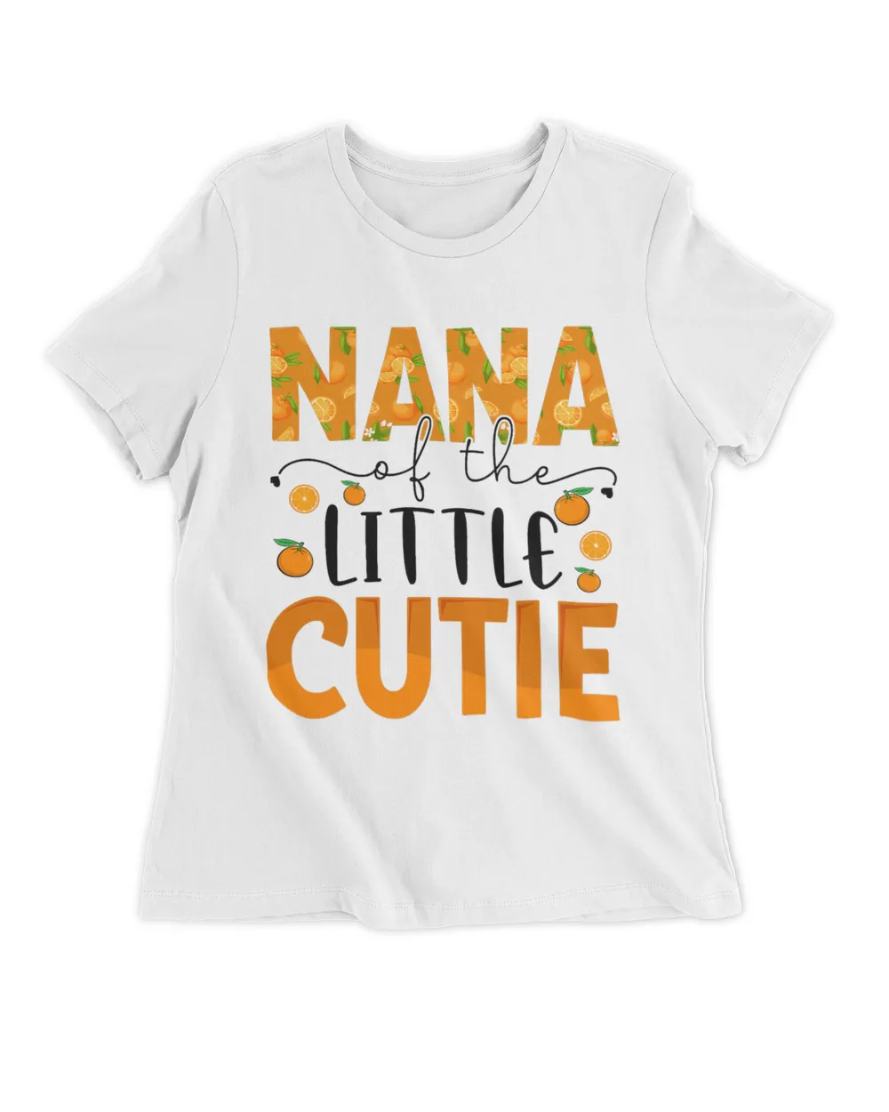 Nana Little Cutie Baby Shower Orange 1st Birthday Party
