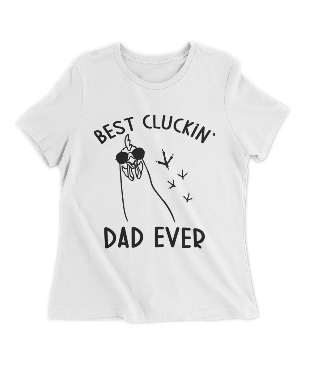 Mens Cute Best Clucking Dad