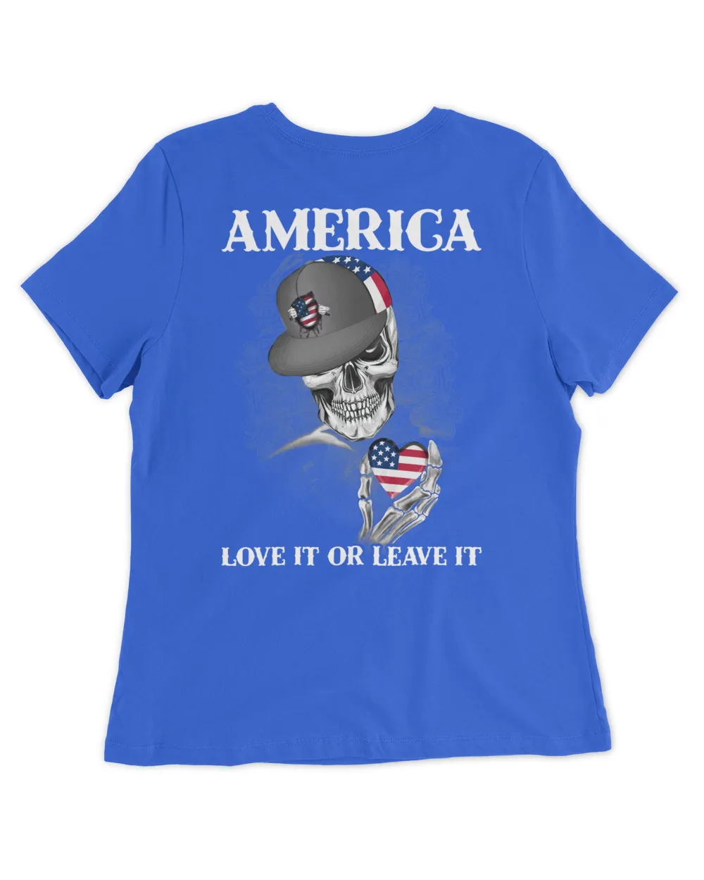 Skull America Love It Or Leave It