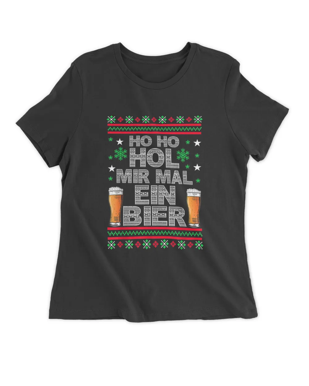 Ho Ho Hol Mir Mal Ein Bier Ugly Christmas Weihnachten