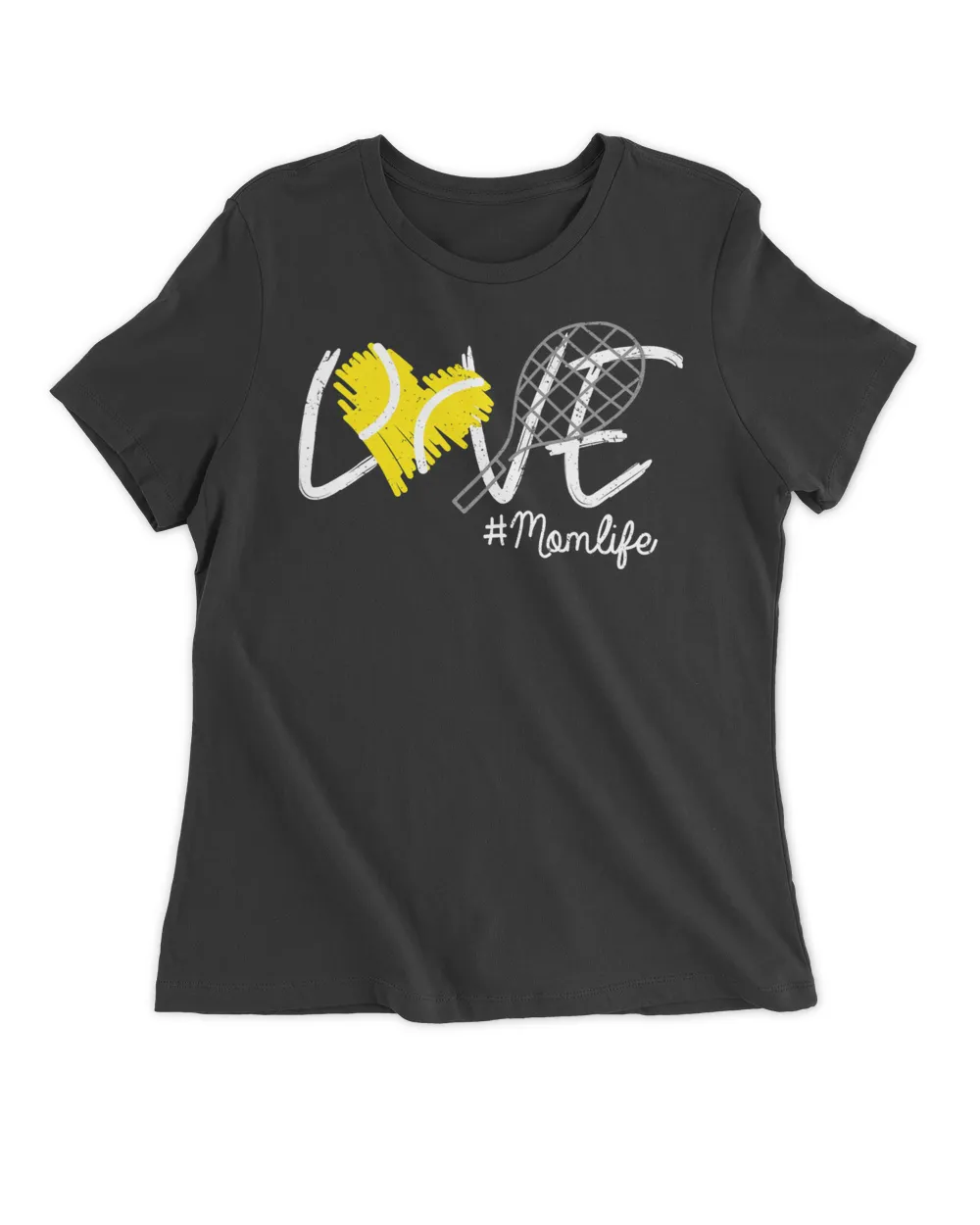 LOVE Tennis Mom Life Gift For Mom Women Mother's Day T-Shirt