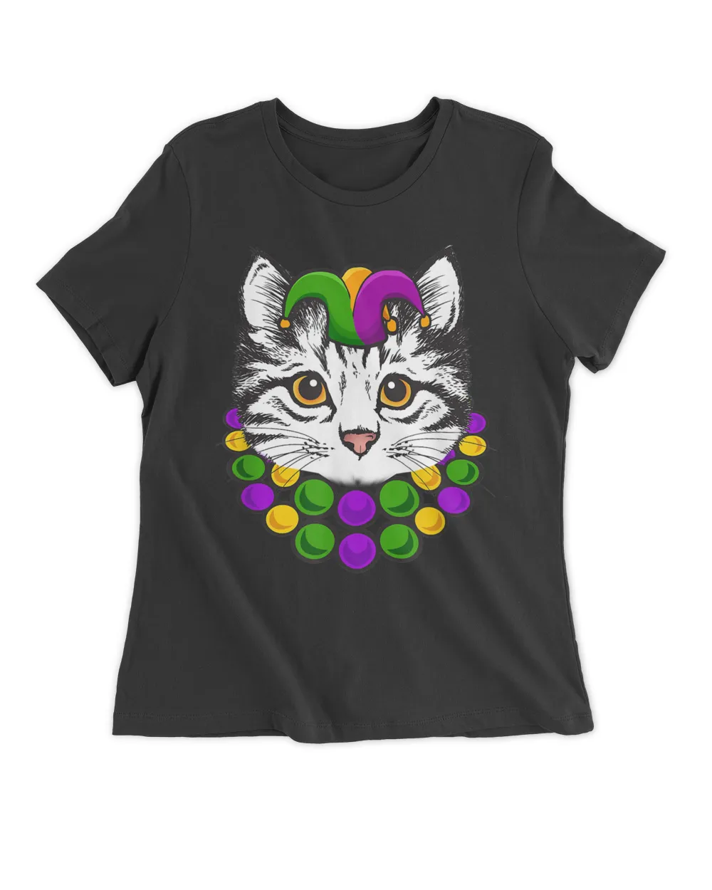 Mardi Gras Outfit For Women, Men Carnival Jester Cat Mom Dad QTCAT100223A9