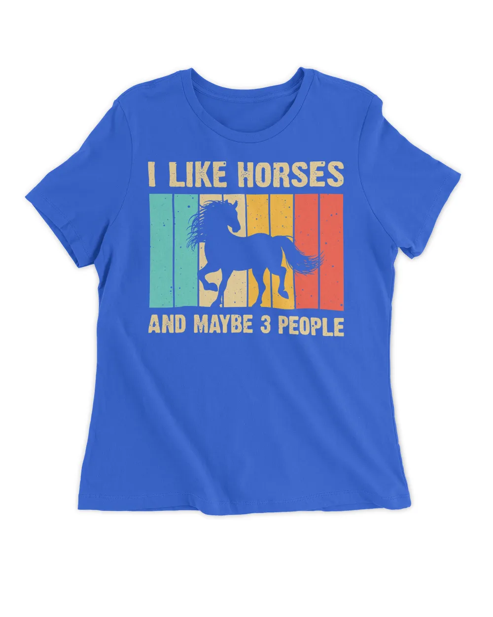Funny Horse Art Horse Lover Men Women Boys Girls Introvert T-Shirt