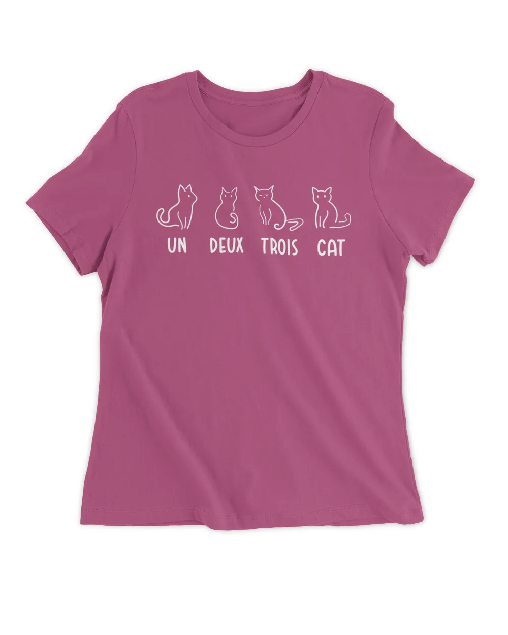 Un Deux Trois Cat Gift Funny French Pet HOC110423A15