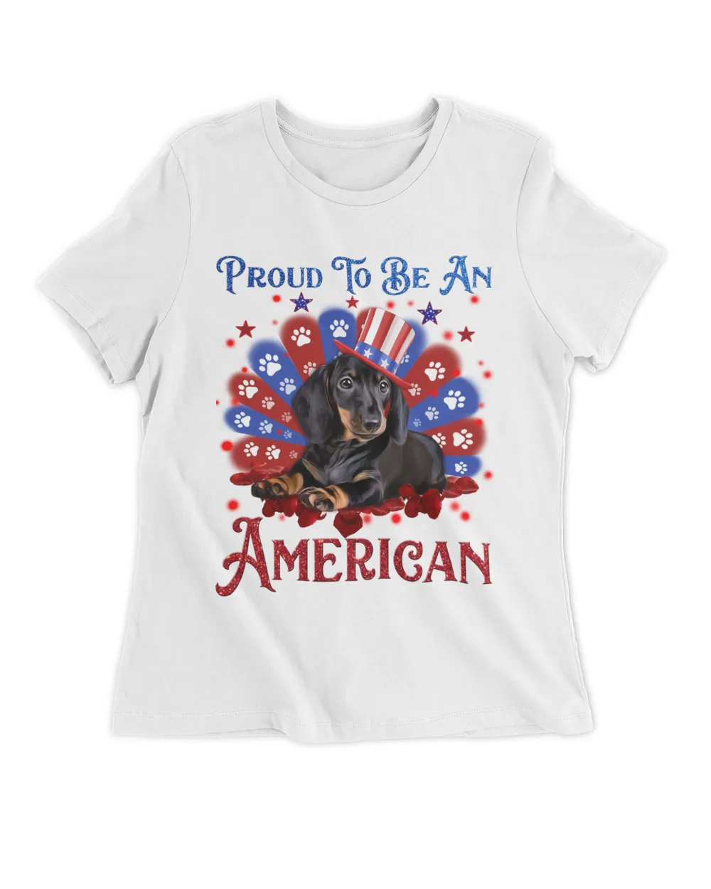 Dachshund Proud To Be An American