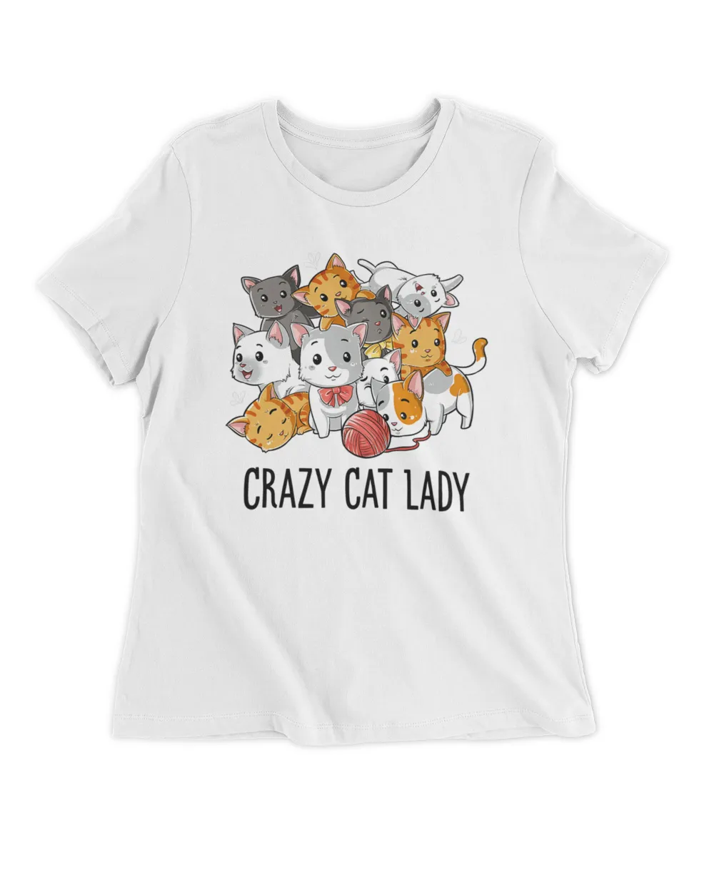 Crazy Cat Lady T Shirt Funny Cats Kitty Kitten HOC300323A2