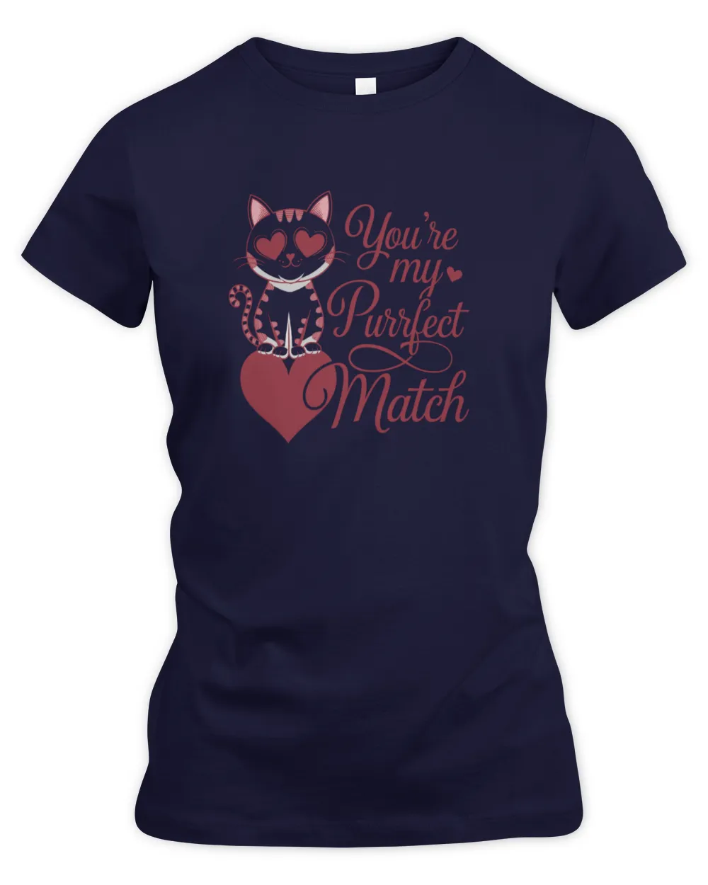 You Are My Purrfect Match Cat Valentine's Long Sleeve