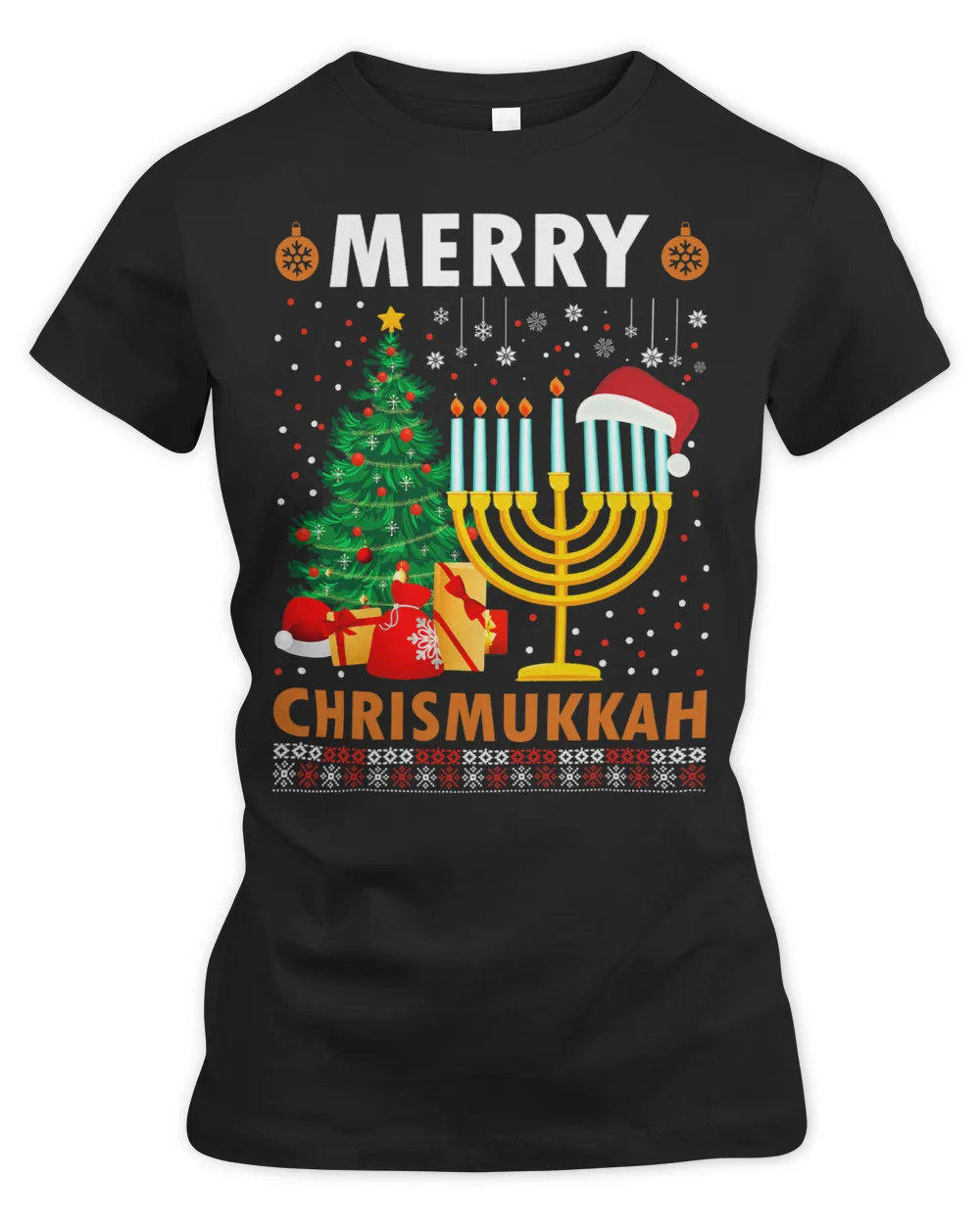 MERRY CHRISMUKKAH Jewish Christmas Hanukkah Chanukah